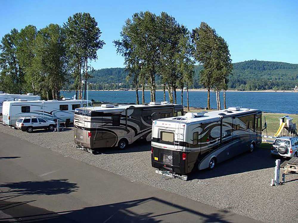 RV Campground by Lake