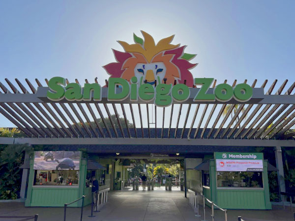 San Diego Zoo at sunset