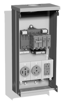 400735883-image-35 RV pedestal with multiple 50-30-20-amp receptacles