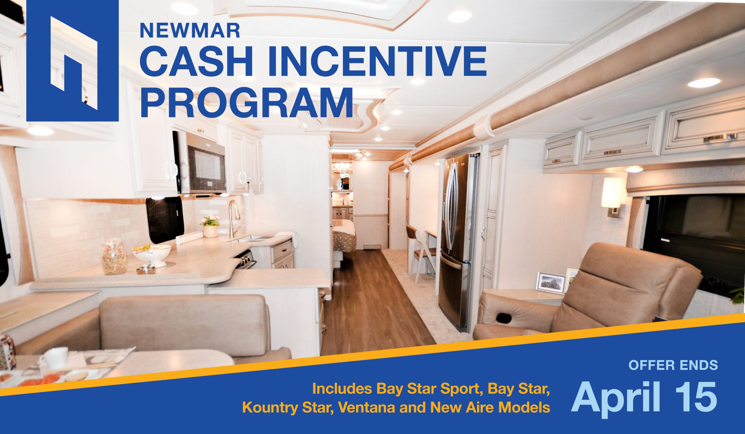 Newmar RV Cash Incentive