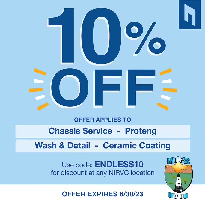 Endless RVing 10 Percent Off Coupon