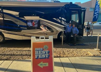 NIRVC celebrating our Best Local RV Dealer award at the Phoenix Magazine 2023 Best Fest