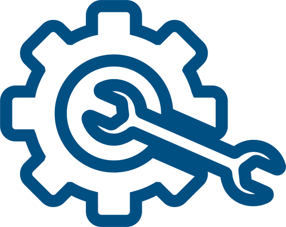 Gear and Wrench Icon