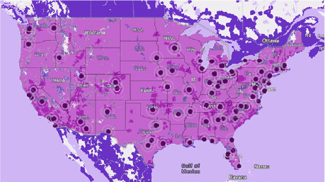 Internet On The Go Coverage Map